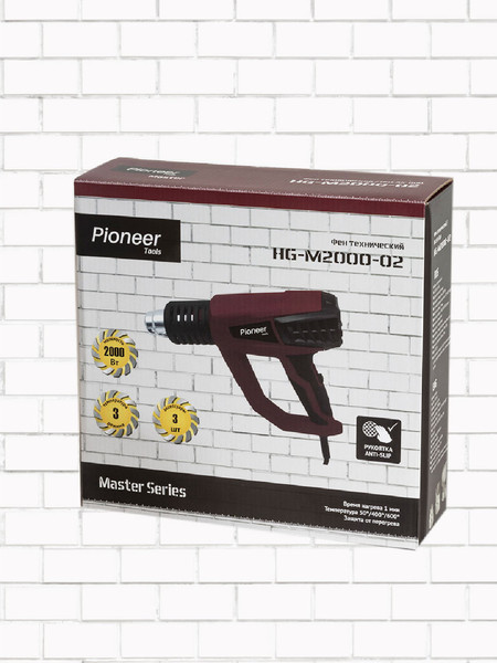 Изображение товара Строительный фен Pioneer HG-M2000-02