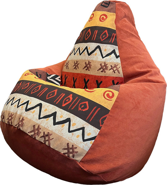 Изображение товара Бескаркасное кресло Flagman Груша Макси XXL Г2.4-355 (Африкус+Verona 49)