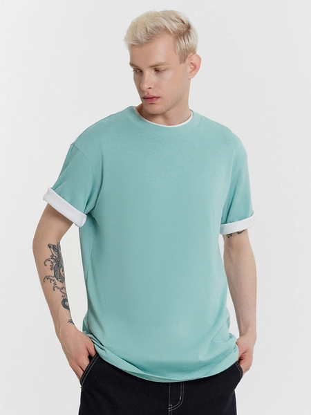 Изображение товара Футболка Mark Formelle 111846 (р.112-182/188, пыльная бирюза)