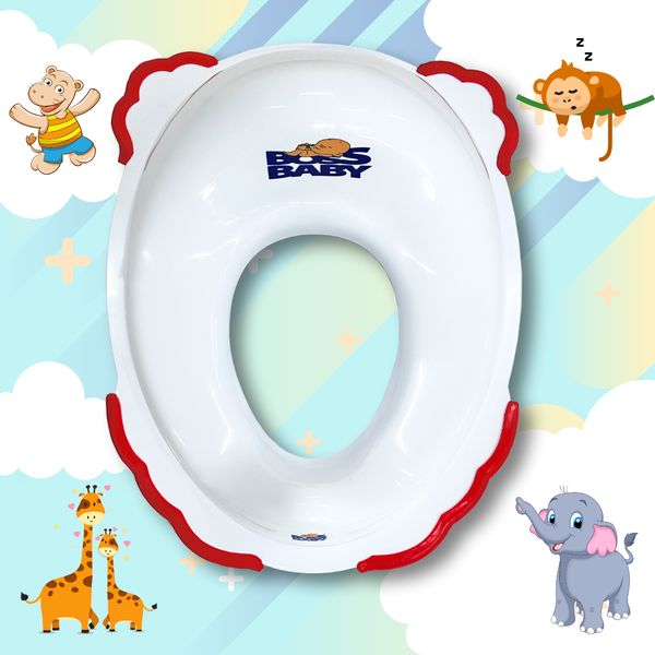 Изображение товара Детская накладка на унитаз Еврокомфорт BossBaby 103-536-01 K8385 / 10353601 (жесткая, белый)