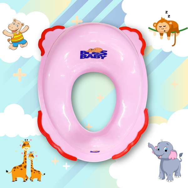 Изображение товара Детская накладка на унитаз Еврокомфорт BossBaby 103-536-03 K8386 / 10353603 (жесткая, розовый)