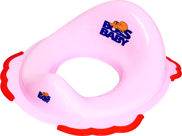 Изображение товара Детская накладка на унитаз Еврокомфорт BossBaby 103-536-03 K8386 / 10353603 (жесткая, розовый)