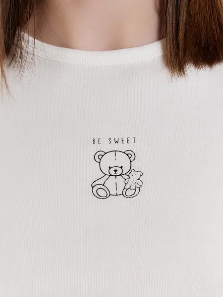 Изображение товара Пижама Mark Formelle 592599 (р.164/170-100-106, белый/мишки на черном)