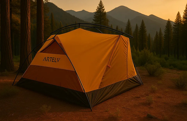 Изображение товара Палатка Artelv кемпинговая 3 / ATOP3O (оранжевый)