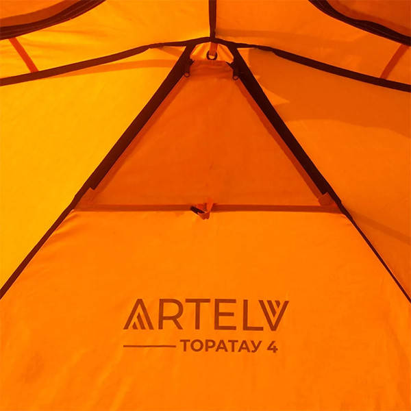 Изображение товара Палатка Artelv кемпинговая 4 / ATOP4O (оранжевый)
