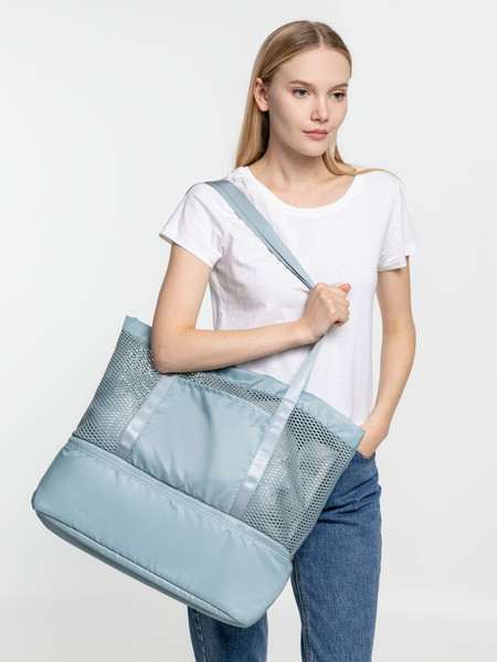 Изображение товара Сумка-шоппер УРСУС Verkko / ГФ15463.13 (серо-голубой)