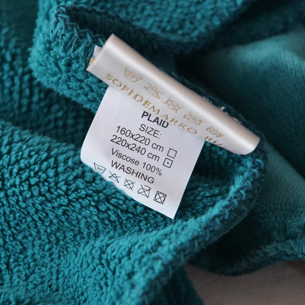 Изображение товара Покрывало Sofi de Marko София 160x220 / Пл-См017-160х220 (морская волна 1)