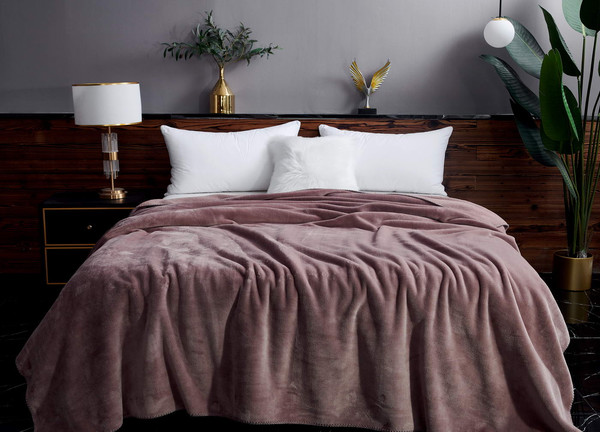 Изображение товара Покрывало Sofi de Marko София 220x240 / Пл-Сп020-220х240 (пепельно-розовый 1)