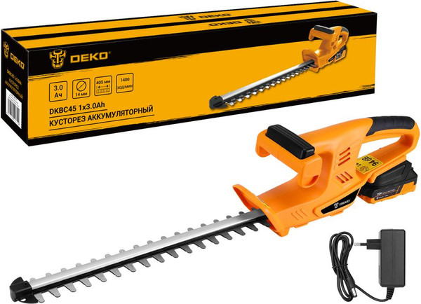 Изображение товара Кусторез аккумуляторный Deko DKBC45 / 065-1252