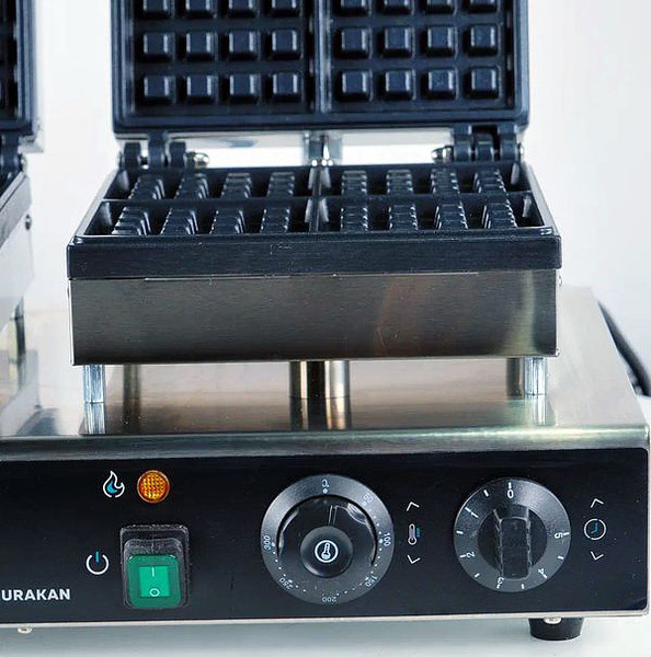 Изображение товара Профессиональная вафельница Hurakan HKN-GED2M