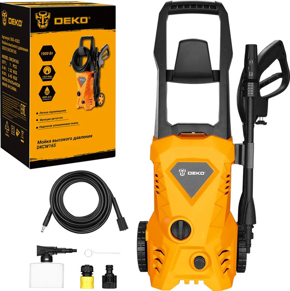 Изображение товара Мойка высокого давления Deko DKCW165 / 065-4303