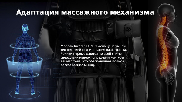 Изображение товара Массажное кресло Richter Expert 131 Plus (белый)