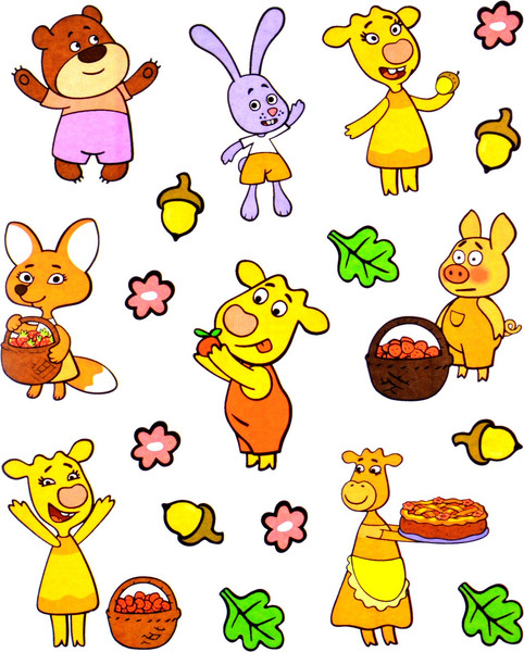 Изображение товара Раскраска Лев Наклей и раскрась для самых маленьких. Оранжевая корова (9785447171520)