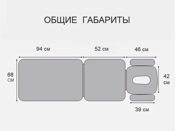 Изображение товара Массажный стол Richter MS610 (черный)