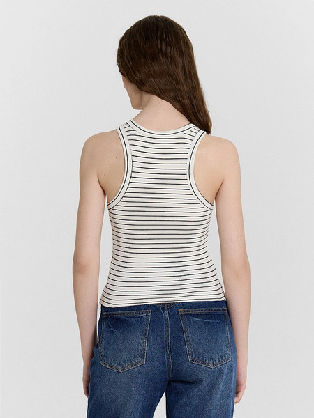 Изображение товара Майка Mark Formelle 112939 (р.164/170-88-94, полоска на молочном)