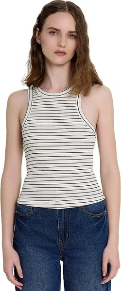 Изображение товара Майка Mark Formelle 112939 (р.164/170-100-106, полоска на молочном)