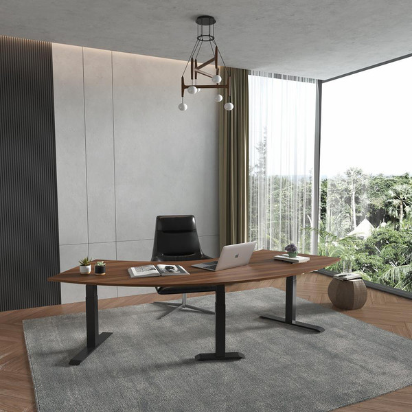 Изображение товара Подстолье AOKE Europe с эл. приводом угловой 90-120-180x600 / AK3YJYT-TYZF3-BK (черный)