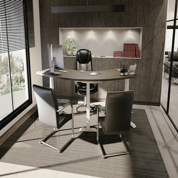 Изображение товара Подстолье AOKE Europe с эл. приводом угловой 90-120-180x600 / AK3YJYT-TYZF3-BK (черный)