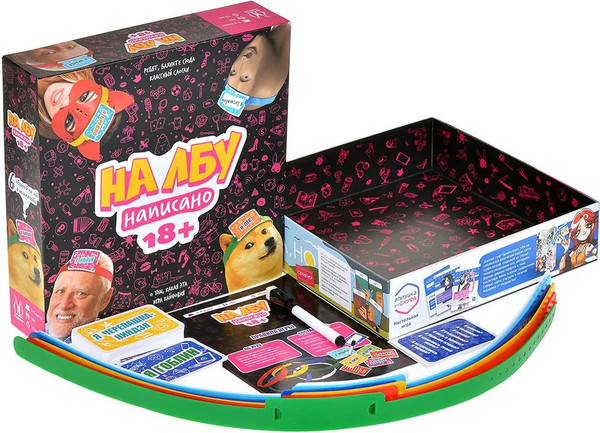 Изображение товара Настольная игра Magellan На лбу написано 18+ / MAG119959