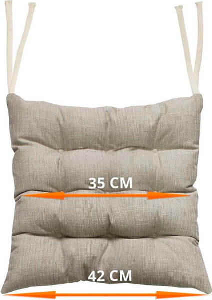 Изображение товара Подушка на стул MATEX Oxo / 53-019 (темно-бежевый)