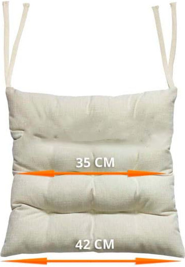 Изображение товара Подушка на стул MATEX Oxo / 53-026 (молочный)