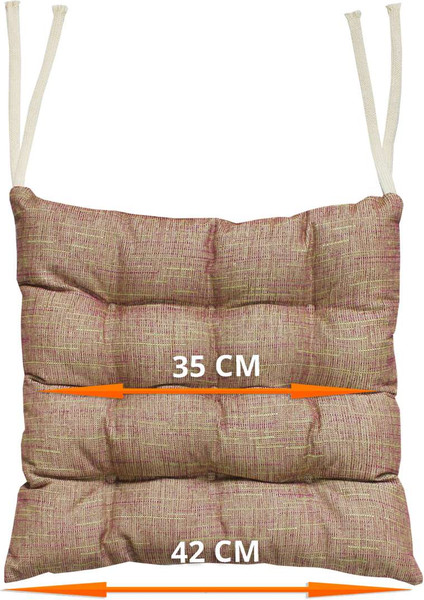 Изображение товара Подушка на стул MATEX Oxo / 53-163 (фуксия/зеленый)