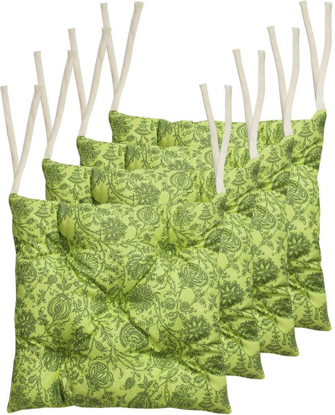 Изображение товара Подушка на стул MATEX Homely Зеленые Цветы / 67-917