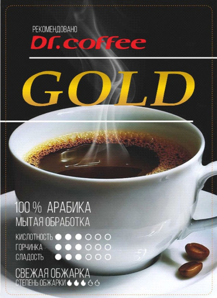 Изображение товара Кофе в зернах Dr.Coffee Gold 100% Арабика (1кг)