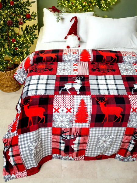 Изображение товара Плед Павлина Печворк 150x200