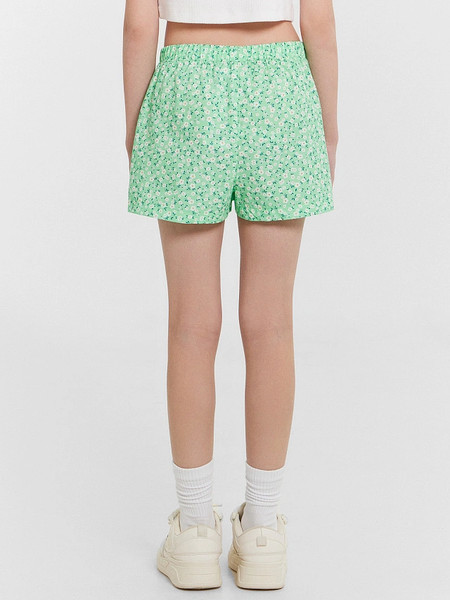 Изображение товара Шорты детские Mark Formelle 137724 (р.140-68, цветы на зеленом)