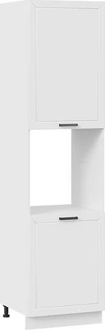 Изображение товара Шкаф-пенал кухонный ТриЯ Лорас 1ПВ6 с двумя дверями (белый/холст белый)