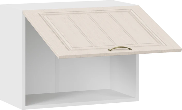 Изображение товара Шкаф навесной для кухни ТриЯ Лина 1ВВ6Г с одной откидной дверью (белый/крем)