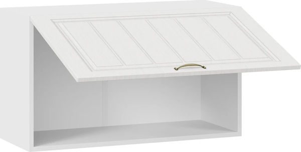 Изображение товара Шкаф навесной для кухни ТриЯ Лина 1ВВ8Г с одной откидной дверью (белый/белый)