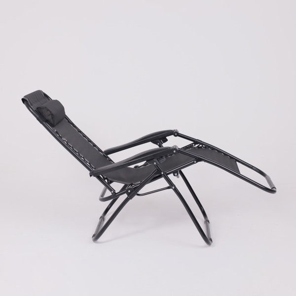 Изображение товара Складной шезлонг AksHome Sardinia (черный)