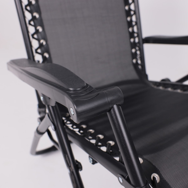 Изображение товара Складной шезлонг AksHome Sardinia (черный)