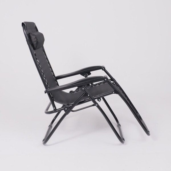 Изображение товара Складной шезлонг AksHome Sardinia (черный)