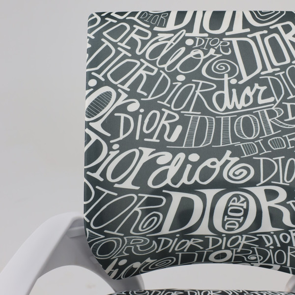 Изображение товара Кресло офисное AksHome Ricci New White (черный/белый диор)