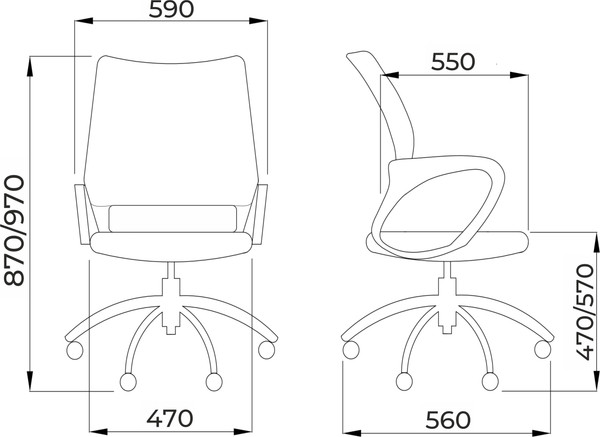 Изображение товара Кресло офисное AksHome Ricci New White (черный/белый диор)