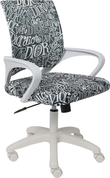 Изображение товара Кресло офисное AksHome Ricci New White (черный/белый диор)