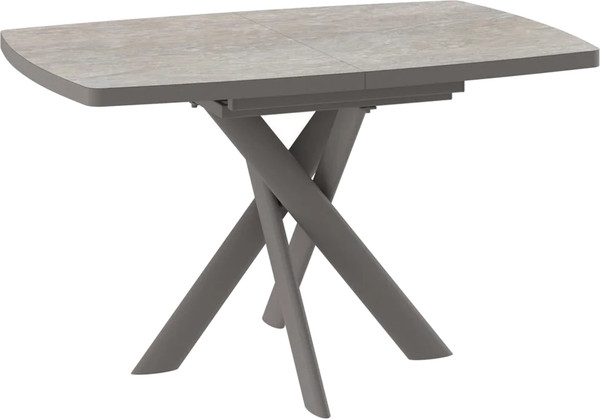 Изображение товара Обеденный стол Мамадома Leonel-130 раздвижной 130-165x85 (бежевый камень-HPL/капучино)