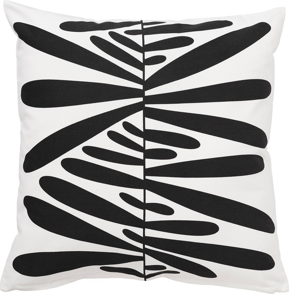 Изображение товара Чехол на подушку Ikea Майсмотт 305.634.37 (кремовый/черный)