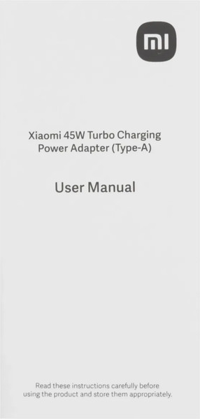 Изображение товара Адаптер питания сетевой Xiaomi 45W MDY-17-EF