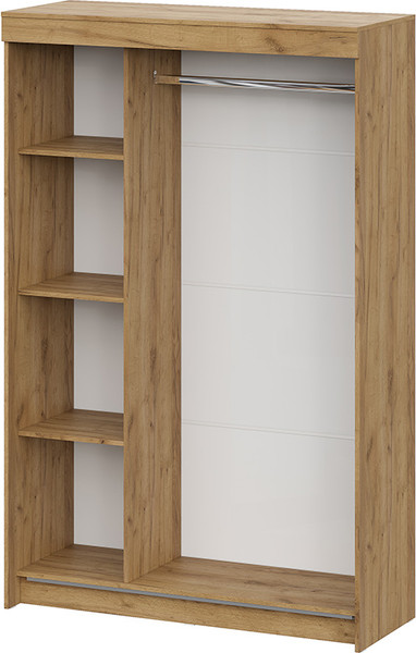 Изображение товара Шкаф-купе NN мебель ШКП 7 (дуб золотой/белый)