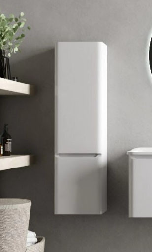 Изображение товара Шкаф-полупенал для ванной Raval Welto 120 / Wel.04.120/P/W/RL  (белый)