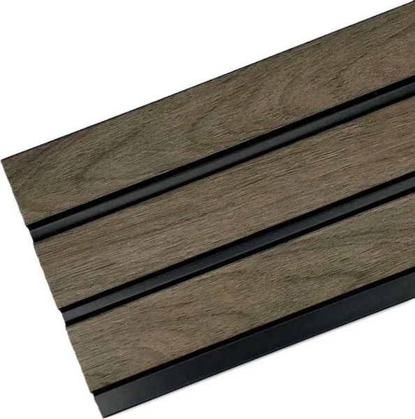 Изображение товара Реечная панель Grace ПВХ 3D RAIL Дуб антик (2700х120х10мм)