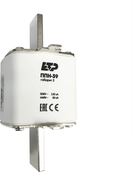 Изображение товара Предохранитель плавкий низковольтный ETP ППН-39 габ3 630A / 24151