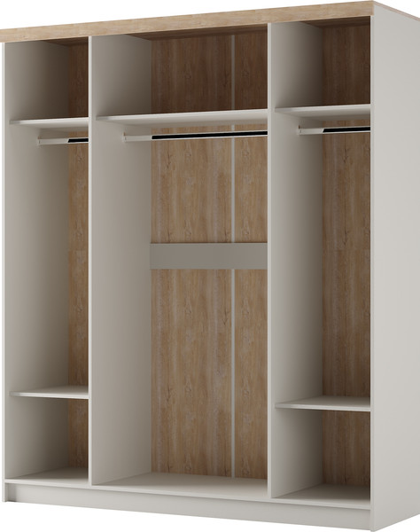 Изображение товара Шкаф Bravo Мебель Юта ШР-4 (персидский жемчуг/дуб торонто)