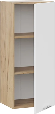 Изображение товара Шкаф навесной для кухни ТриЯ Габриэлла 1ВВ4 с одной дверью (дуб крафт золотой/сноу)