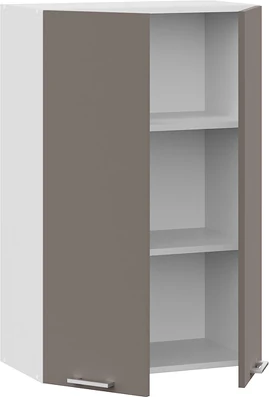 Изображение товара Шкаф навесной для кухни ТриЯ Габриэлла 1ВВ6 с двумя дверями (белый/муссон)