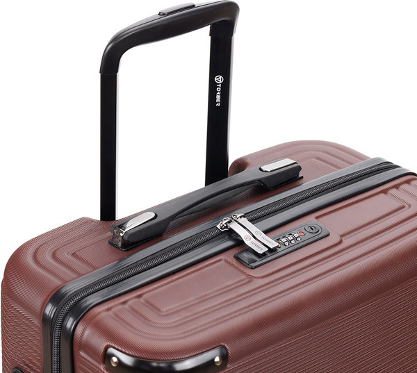 Изображение товара Чемодан на колесах Torber Onego T2081BL (бордовый)